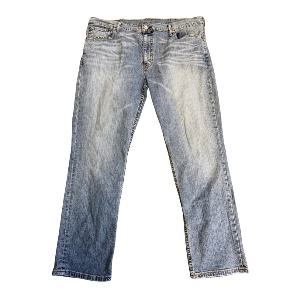 Levi's 511 Slim Fit Medium Wash Jeans W42 L30 5-Pocket Zip‎ Fly Denim